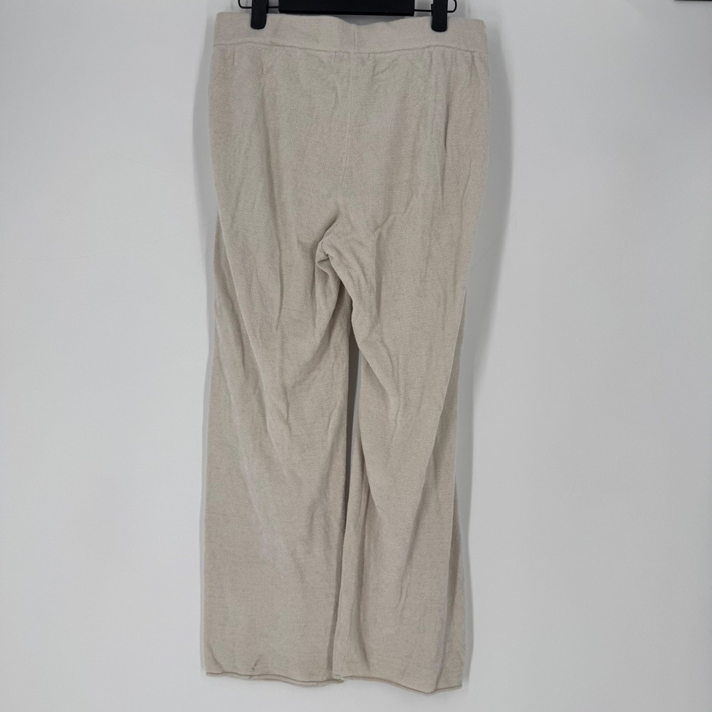 Barefoot Dreams CozyChic Ultra Lite Wide Leg Pants Women's Small Beige - Picture 2 of 6